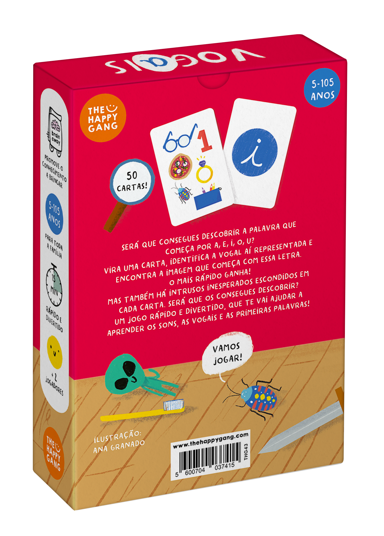 Brain Away - Procura e encontra VOGAIS