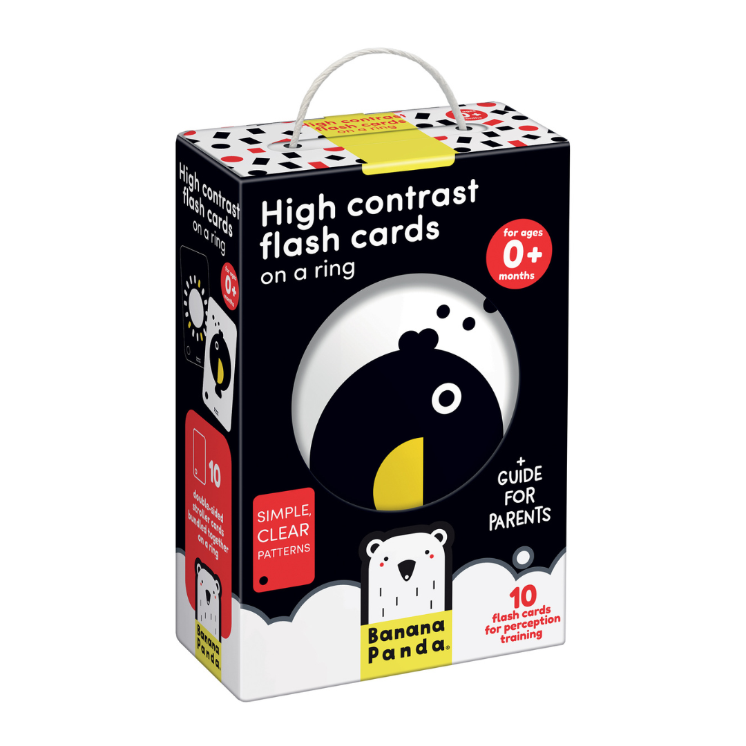 High Contrast Flash Cards On a Ring 0m+