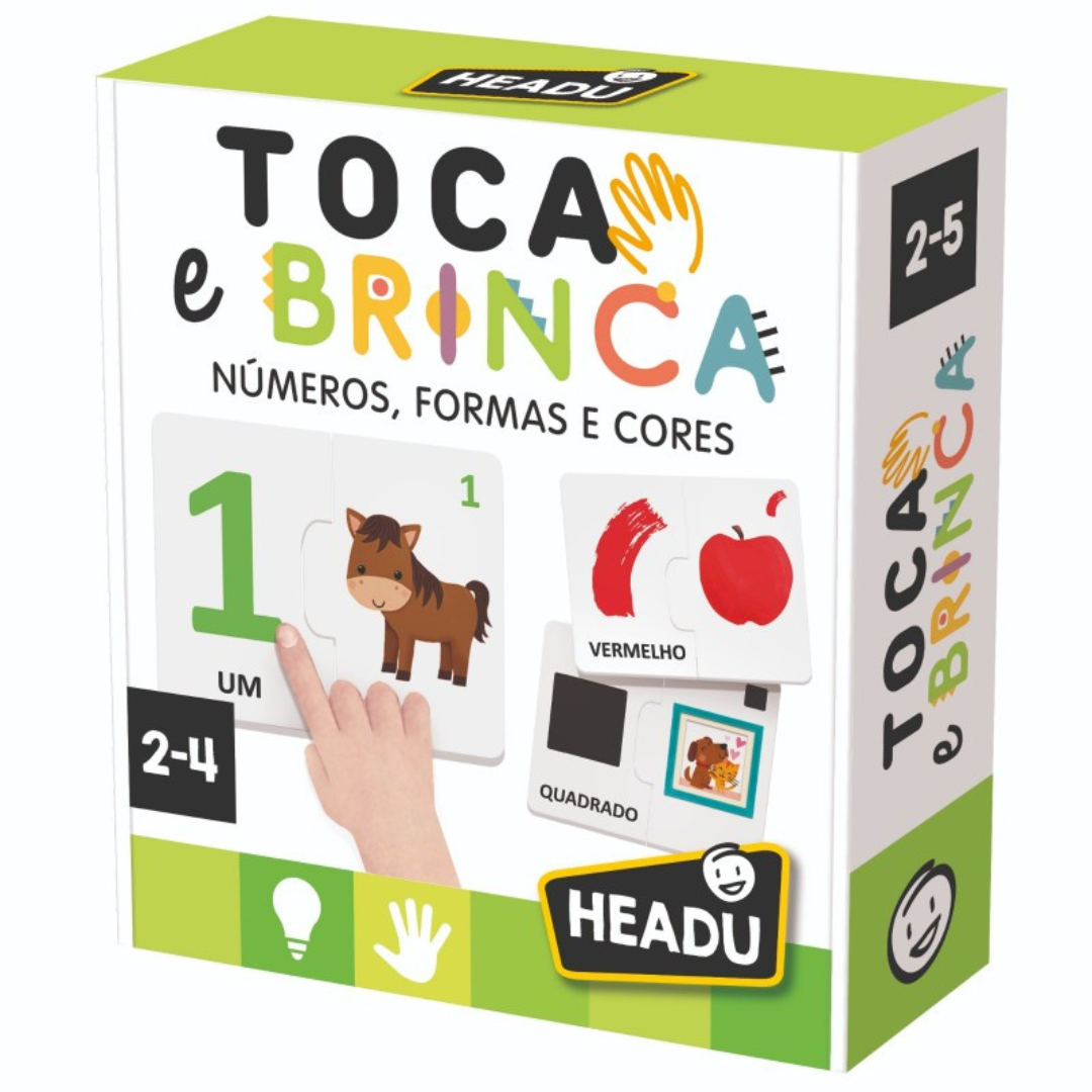 Toca e Brinca - Números, Formas e Cores