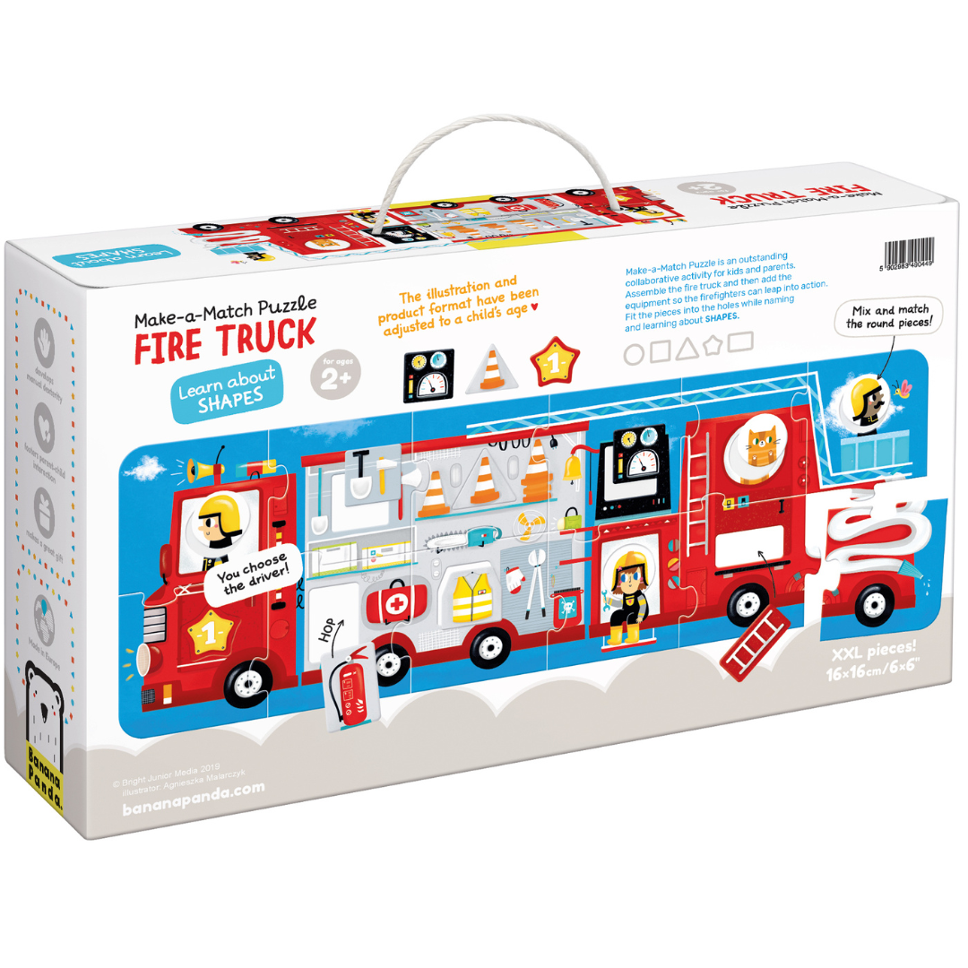Puzzle Gigante - Camião dos Bombeiros