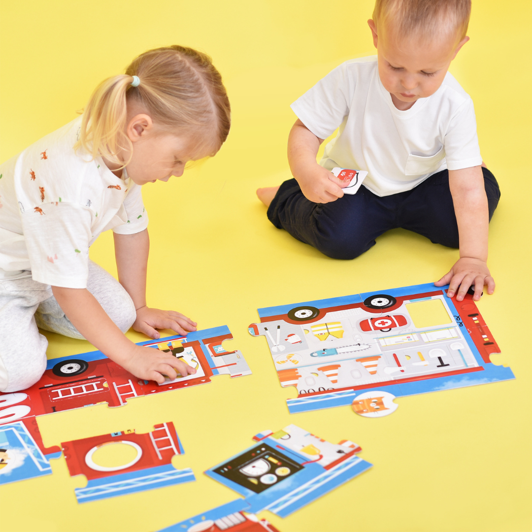 Puzzle Gigante - Camião dos Bombeiros