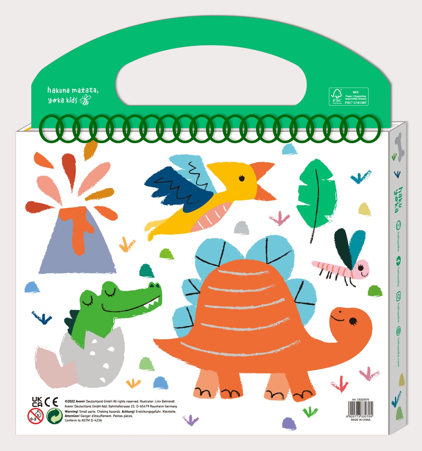 O meu primeiro Kit para colorir - Dinossauros