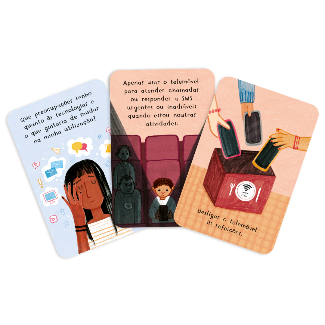 Flashcards - Larga o Telemóvel