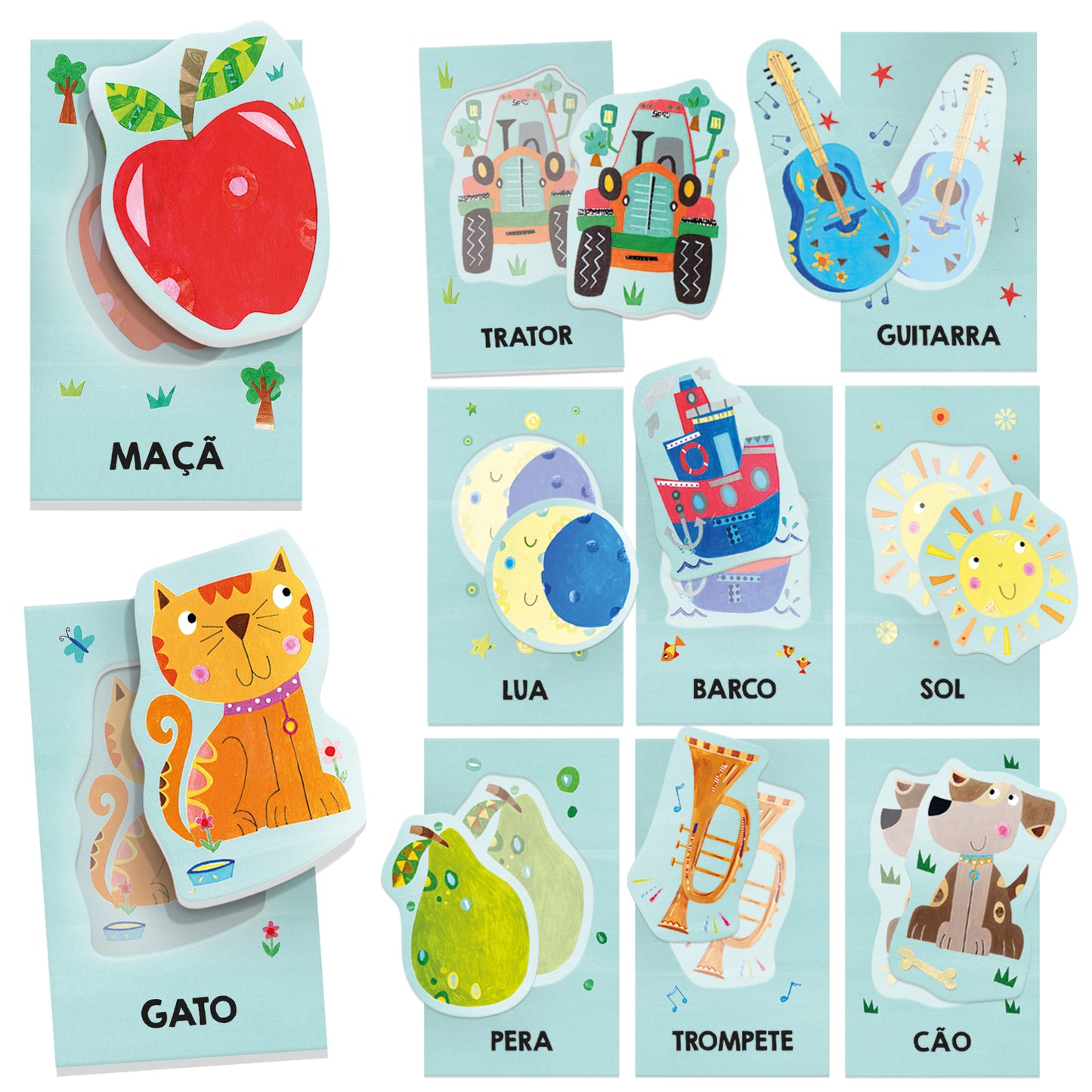 Flash Cards para Bebés Montessori