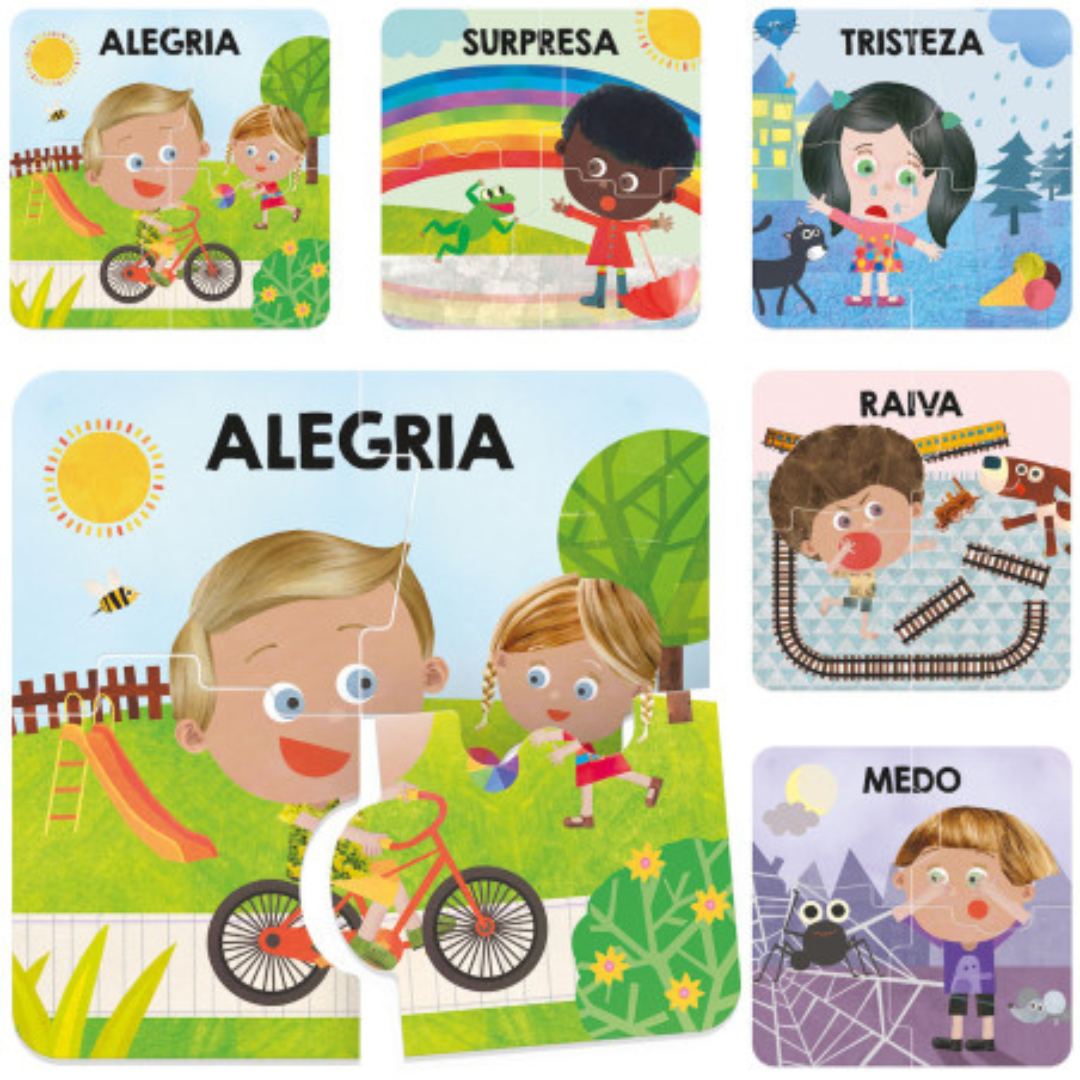 Primeiros Puzzles - Emoções