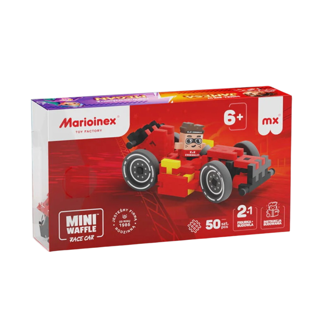 Race Car James - Mini Waffle Marioinex