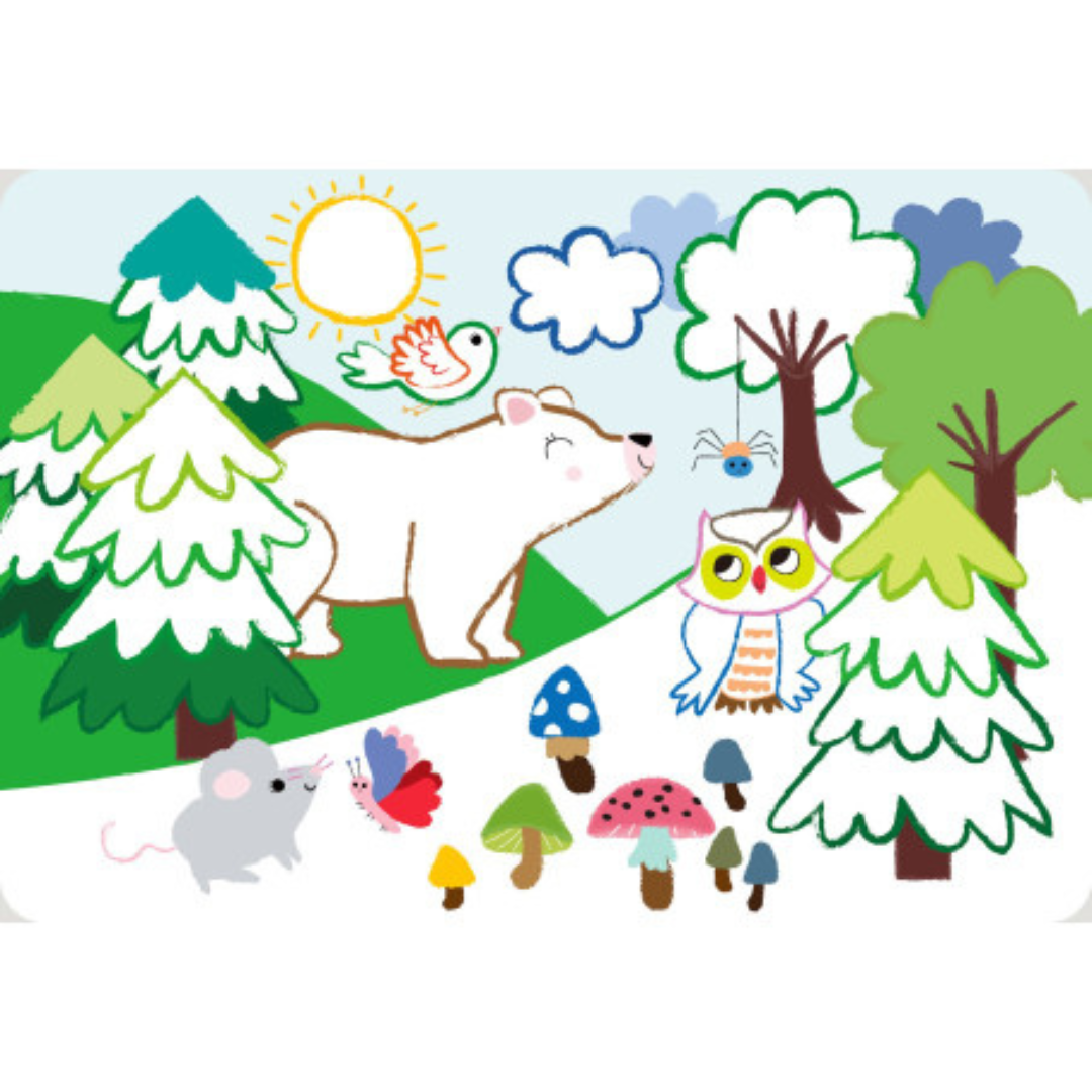 Art To Go Gel-Painting - Animais da Selva