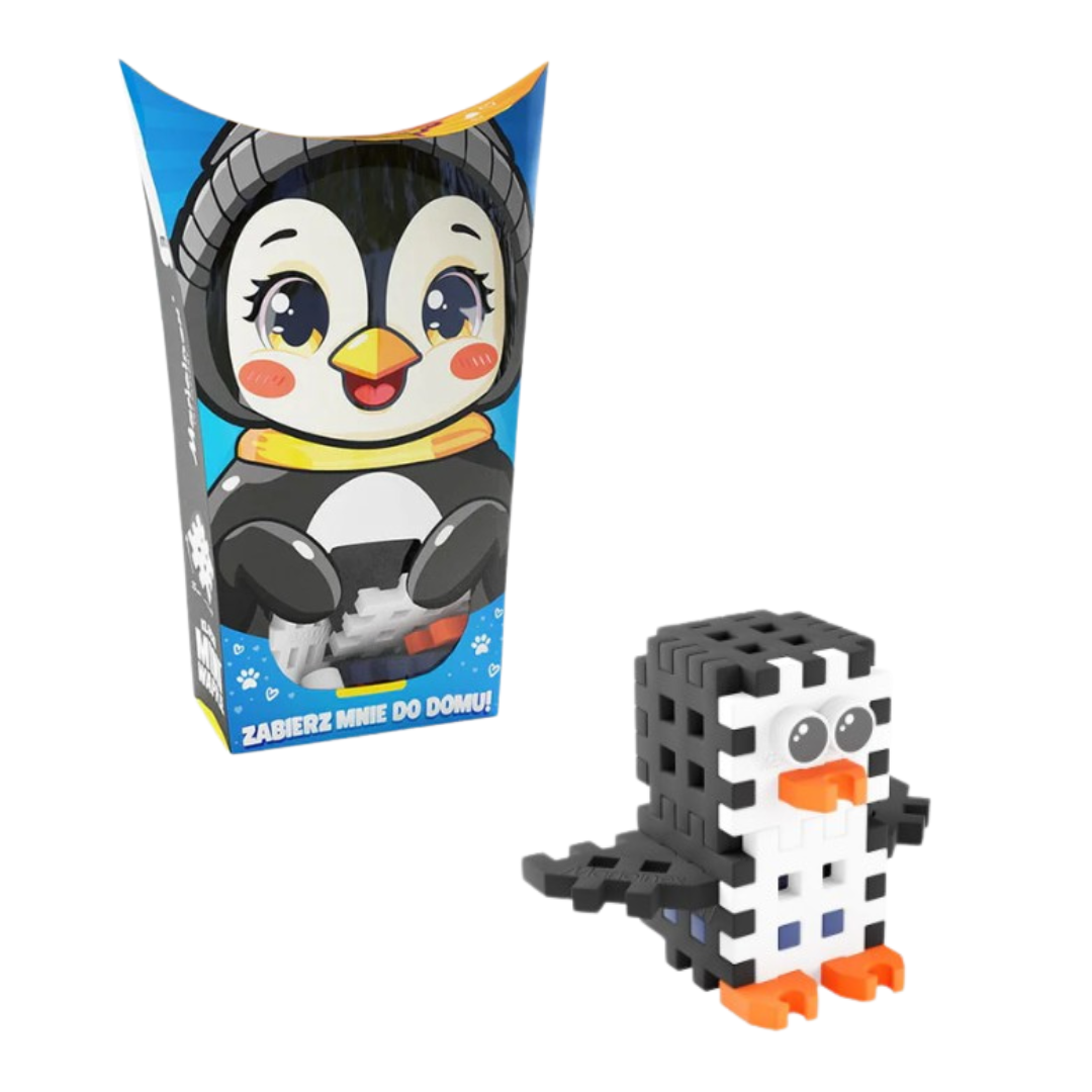 Mini Waffle Marioinex Pocket Pets - Pinguim