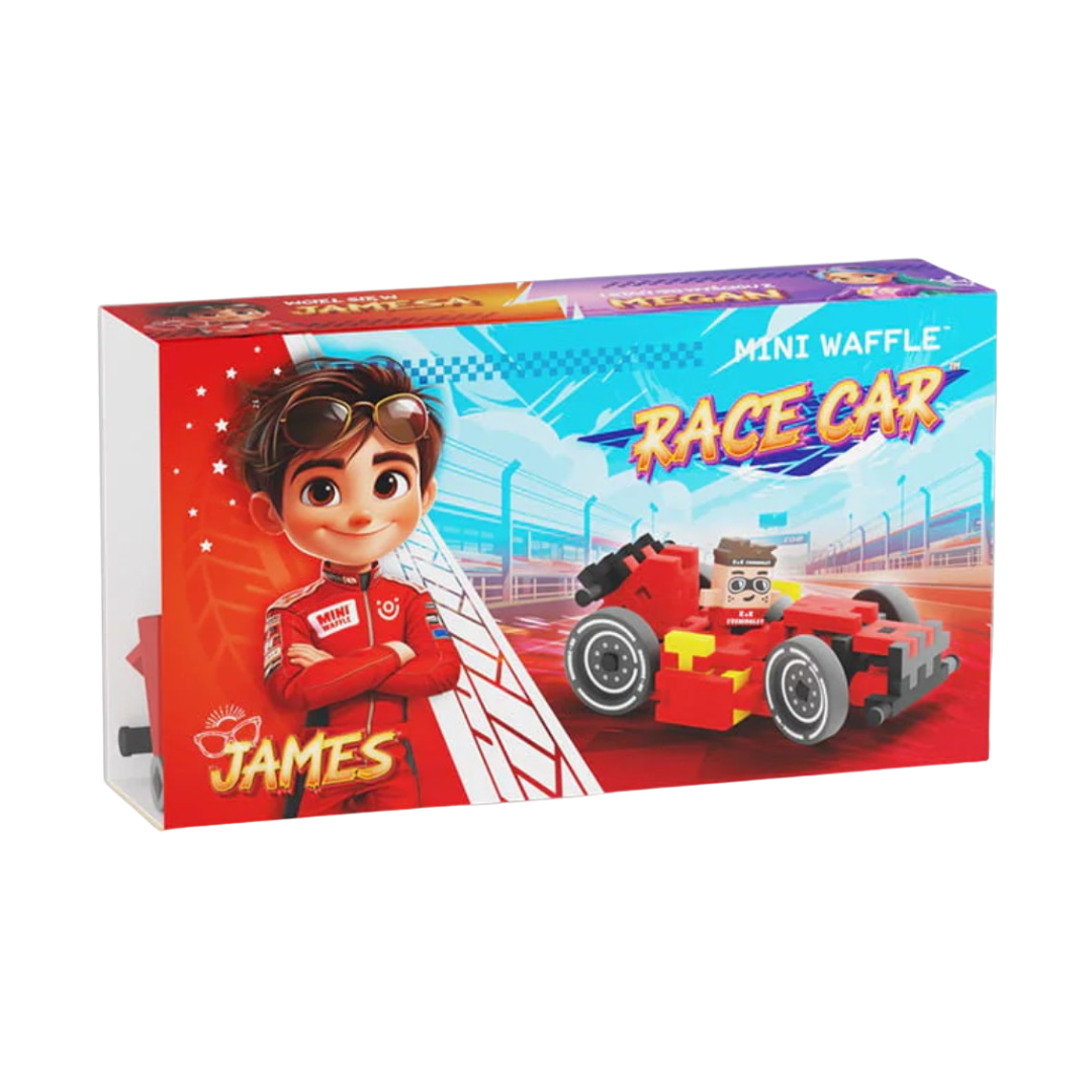 Race Car James - Mini Waffle Marioinex