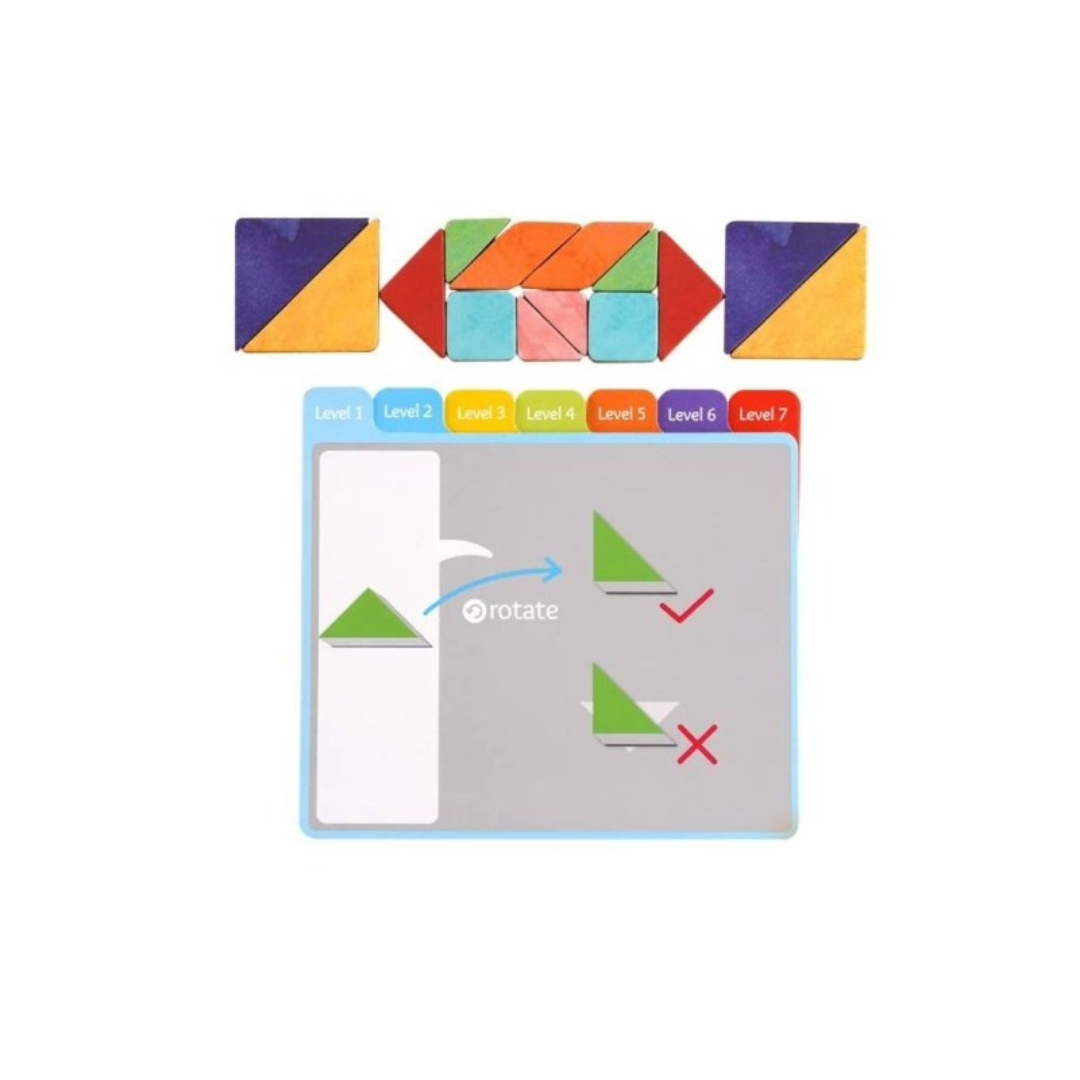 Tangram Magnético - Kit Batalha