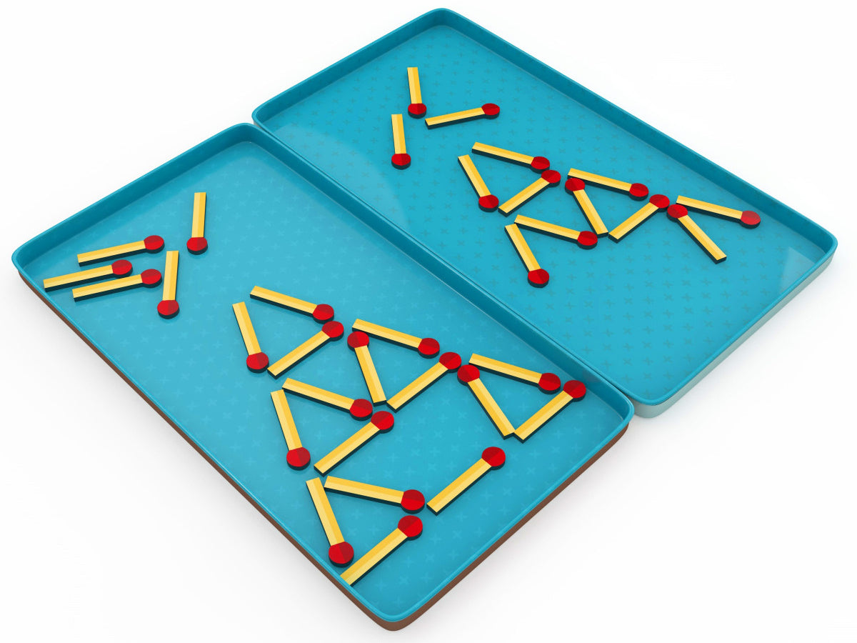 JOGO MAGNÉTICO - Quebra-cabeças de fósforos