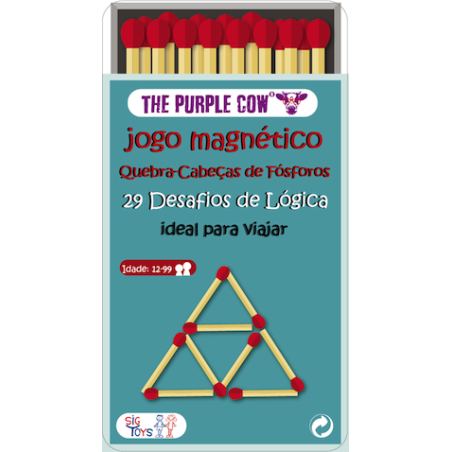 JOGO MAGNÉTICO - Quebra-cabeças de fósforos